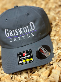 White On Gray Griswold Cattle 220