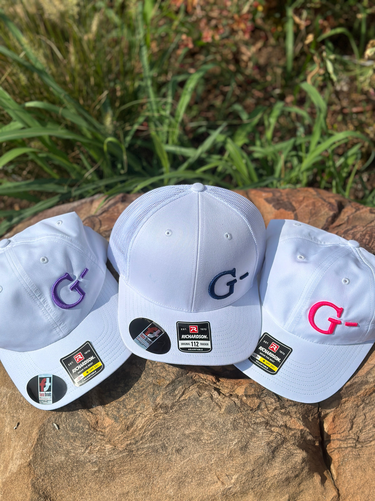 White with Hot Pink G- 220